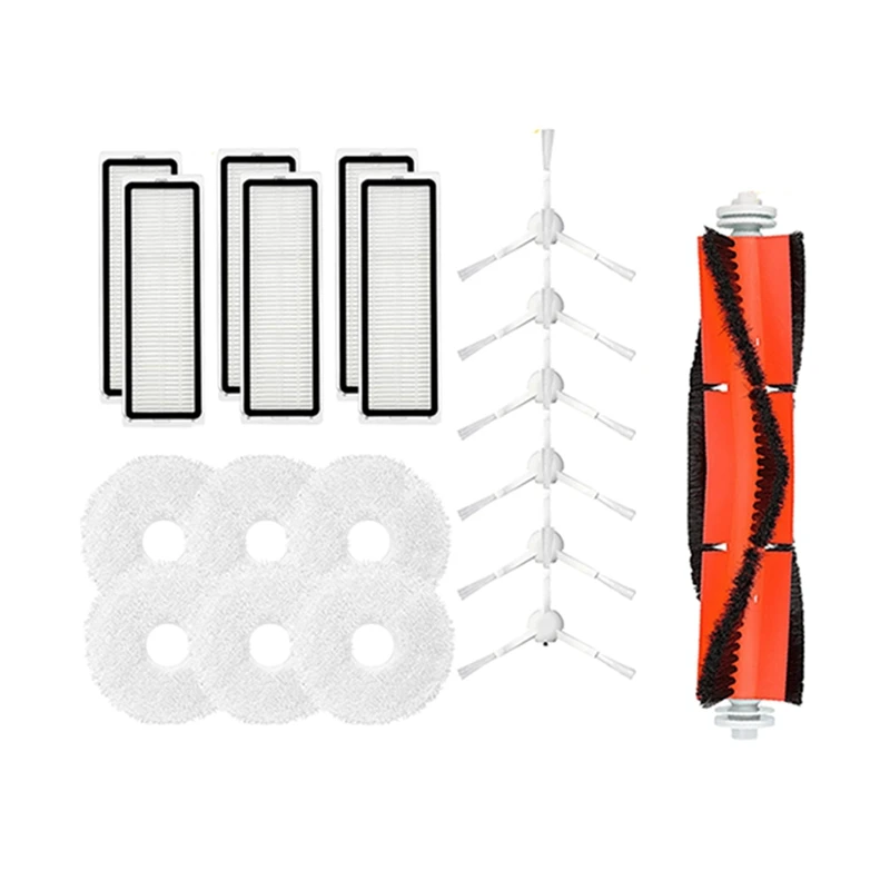 

For Xiaomi Mijia B101CN Sweeping Robot Three-In-One Main Brush Rag HEPA Filter Kit Accessories Replacement Washable Rag