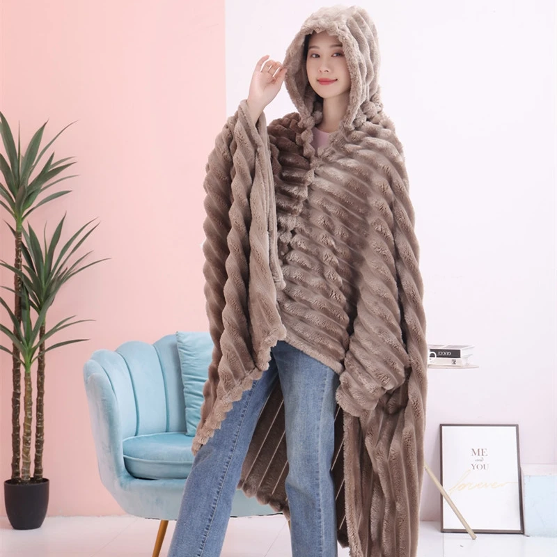 

Теплое одеяло-пончо SWSX