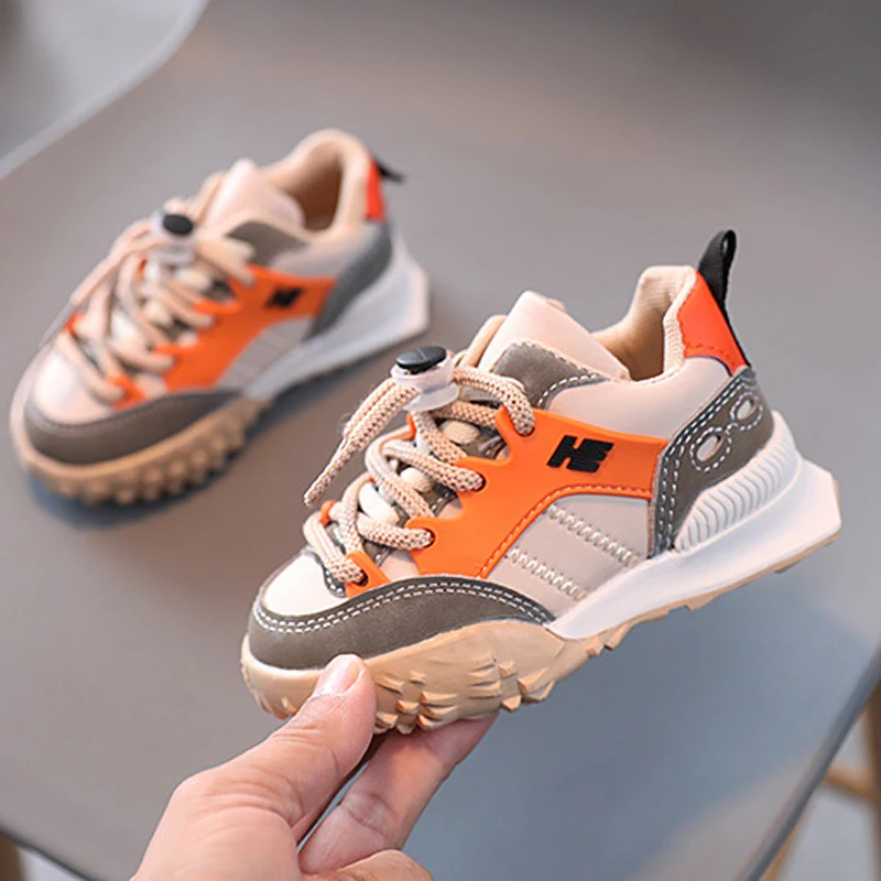 

Children Spring Autumn Sneakers Boys Breathable Comfortable Running Shoes Girls Fashion Sports Casual Sneakers Baby Soft Shoes