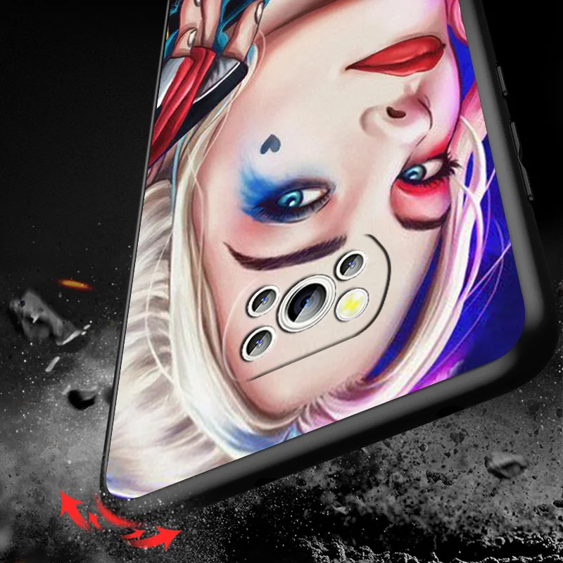 Чехол для телефона Harley Quinn отряд самоубийц Xiaomi POCO M4 M3 C3 X4 X3 X2 F3 F1 Pro NFC GT Mi Play Mix 3 A2 lite