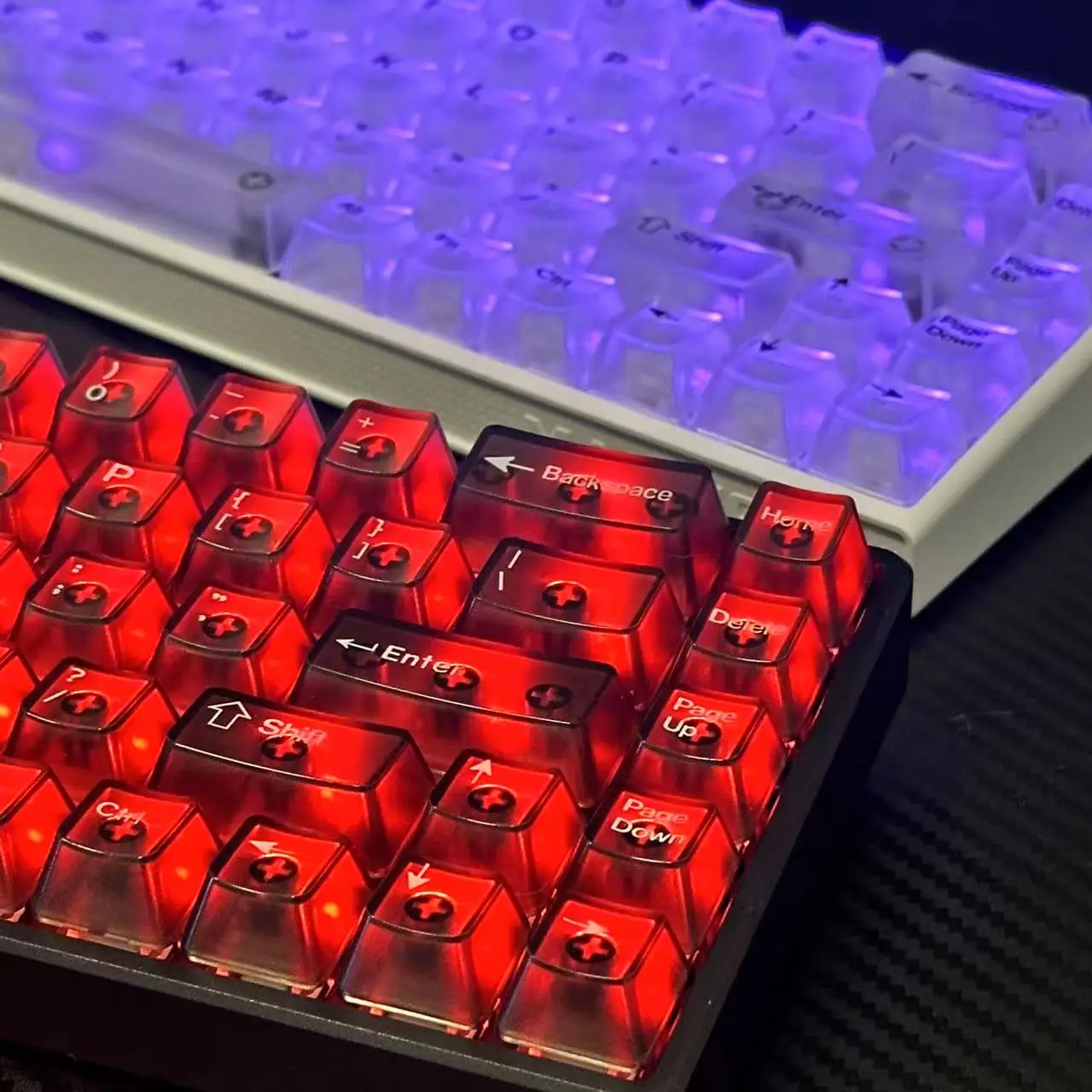 Прозрачные колпачки для клавиш прозрачные подходят механической клавиатуры.