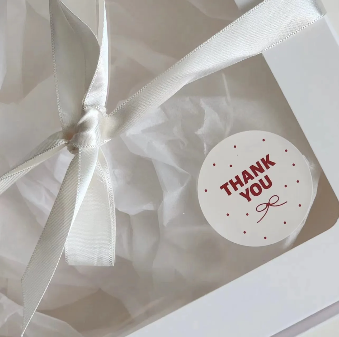 30 наклеек в виде печенья с красным бантом ярлык благодарностью для девичника или