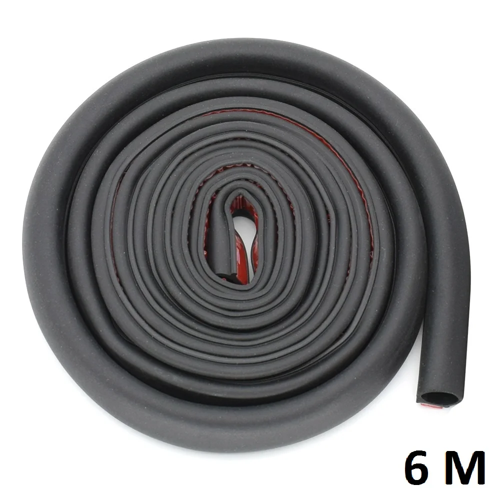 

4/6 м резиновая уплотнительная лента для двери большого типа D, уплотнительная лента для двери автомобиля, универсальная шумоизоляция, Epdm, автомобильные резиновые водонепроницаемые уплотнения, протектор