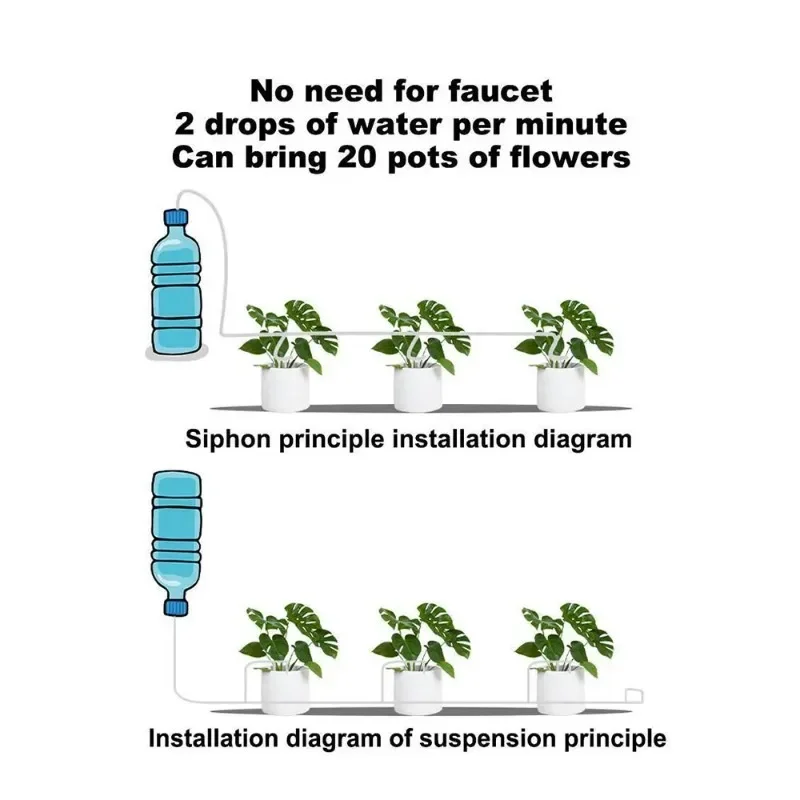 Комплект капельного орошения для сада с регулирующим клапаном Устройство полива