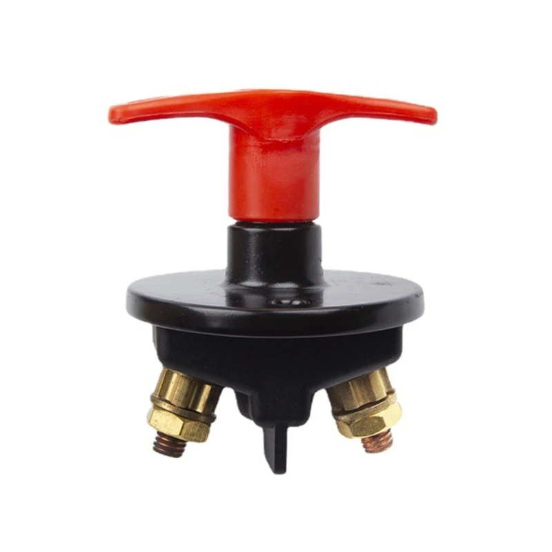 

Battery Cut Off Switch 12V-48V Waterproof Power Isolator for Car Truck ATV Vehicles Power-Cut Switch Disconnect Isolator D0UC