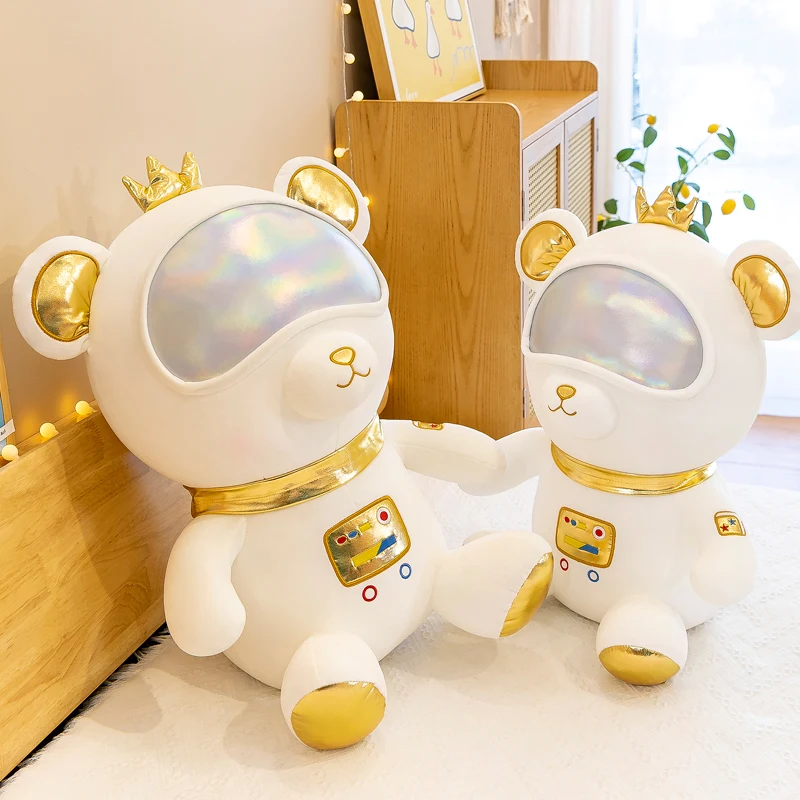 

70cm Cute Soft Space Bear Plush Toys Office Nap Pillow Home Comfort Cushion Child Decor Christmas Gift Cotton Doll