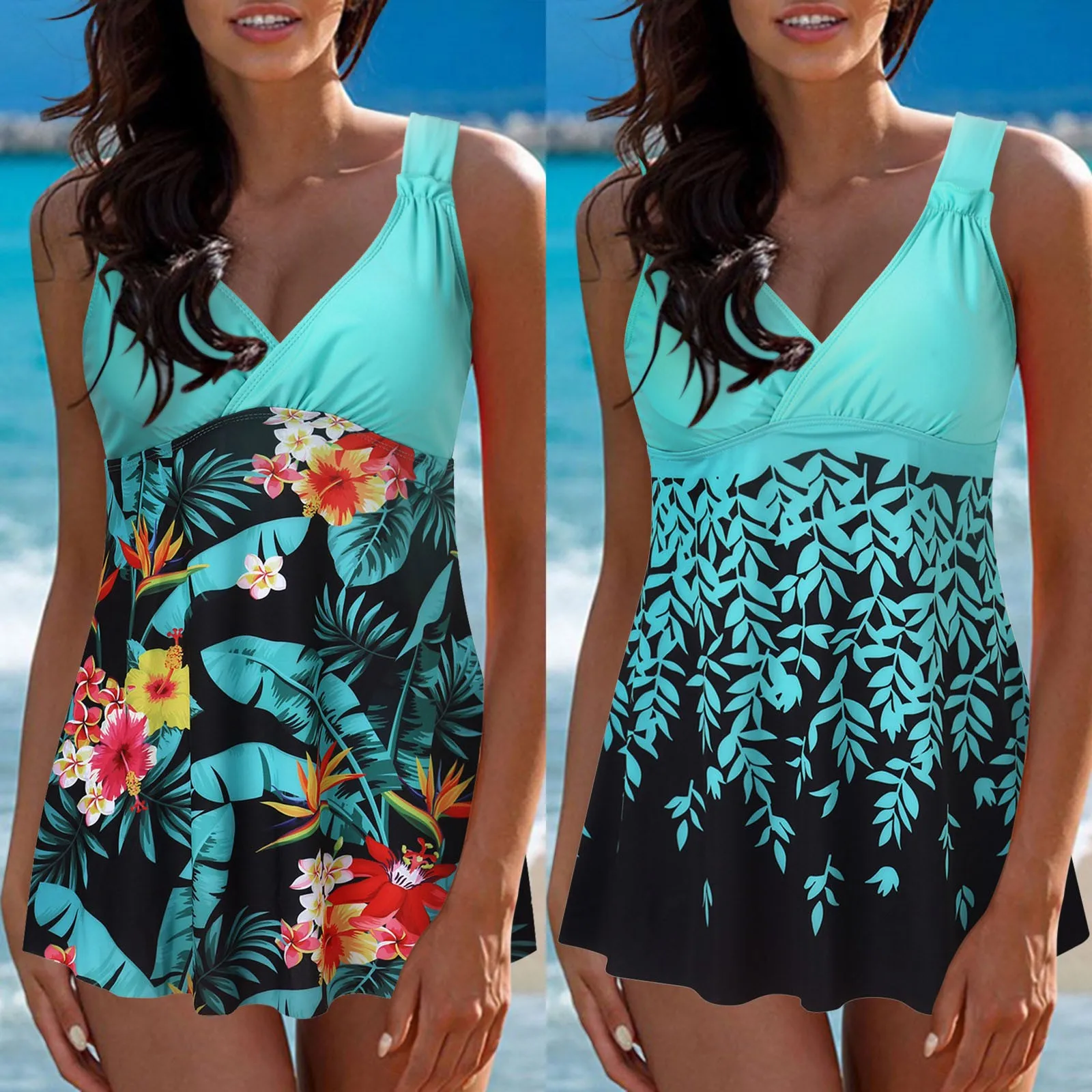 

Новинка 2023, Женский раздельный купальник с принтом, пикантный консервативный купальник, женские купальные костюмы