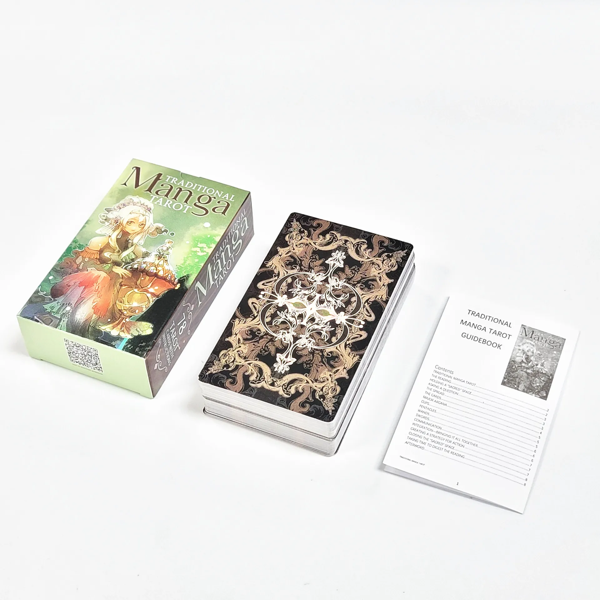 

12X7Tradiction Manga tarot cards with paper manual