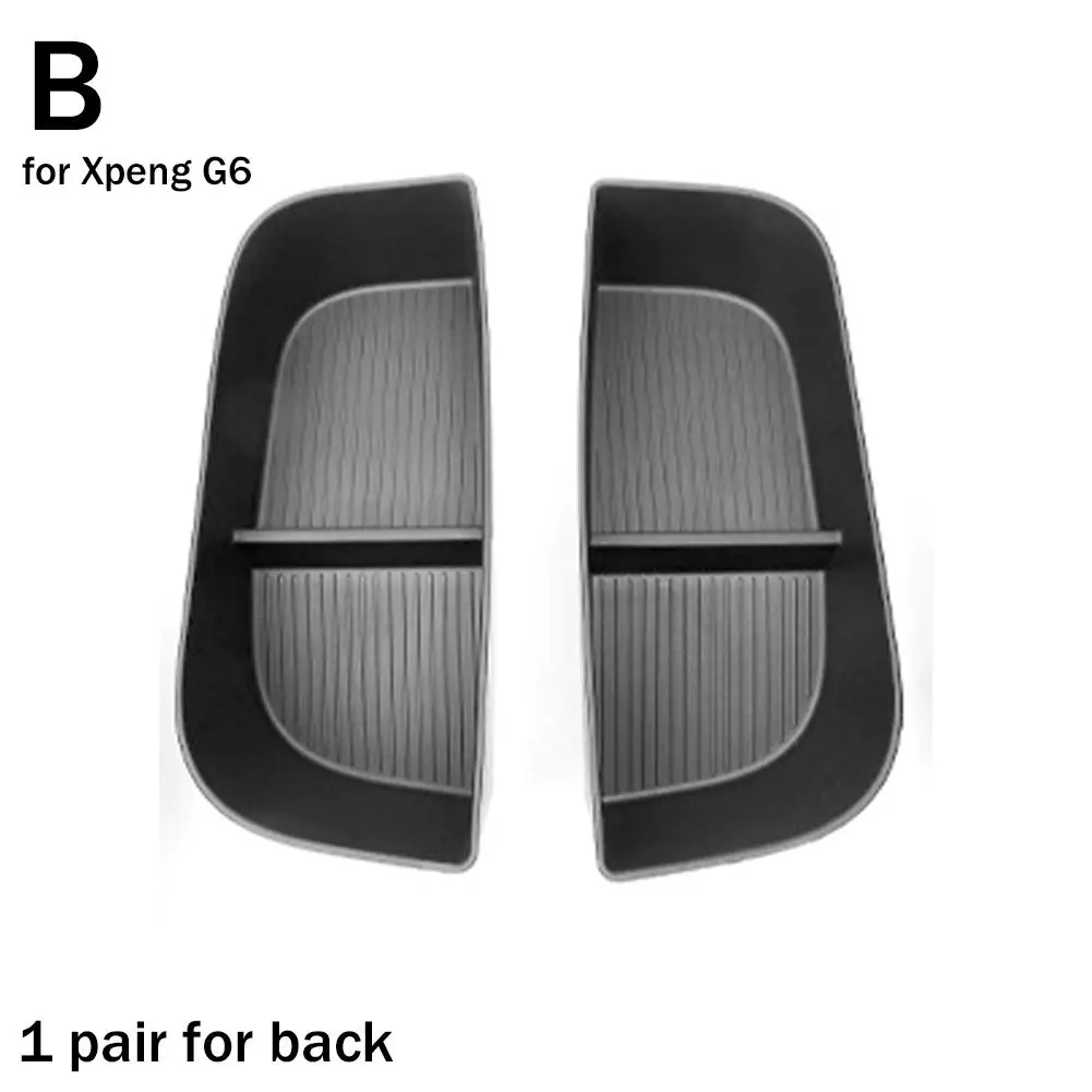 

Ящик для хранения для Xpeng G6, дверной боковой ящик из ТПЭ, органайзер для передней и задней дверных ручек, аксессуары для уборки автомобиля