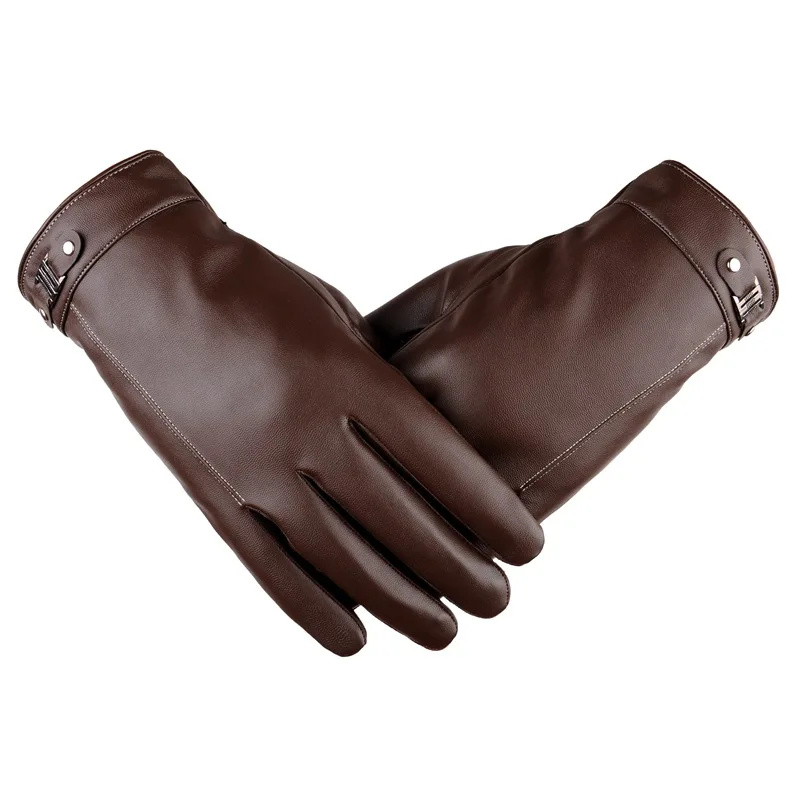 Men's Gloves Black Winter Mittens Keep Warm Touch Screen Windproof Driving Guantes Male Autumn Winter PU Leather Gloves Business 1 Men's Gloves Black Winter Mittens Keep Warm Touch Screen Windproof Driving Guantes Male Autumn Winter PU Leather Gloves Business 1