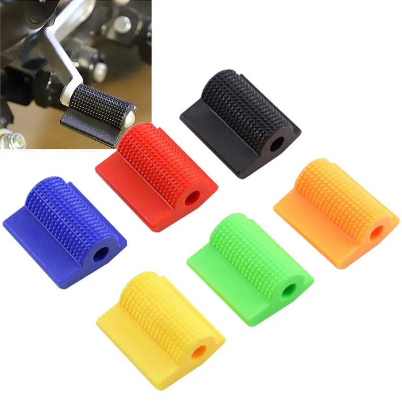 

Motorcycle Shift Gear Lever Foot Peg Rubber Cover Shoes Protect FOR HONDA CB 650R XR 400 CBR 400R FOR KAWASAKI NINJA 650 YX 125