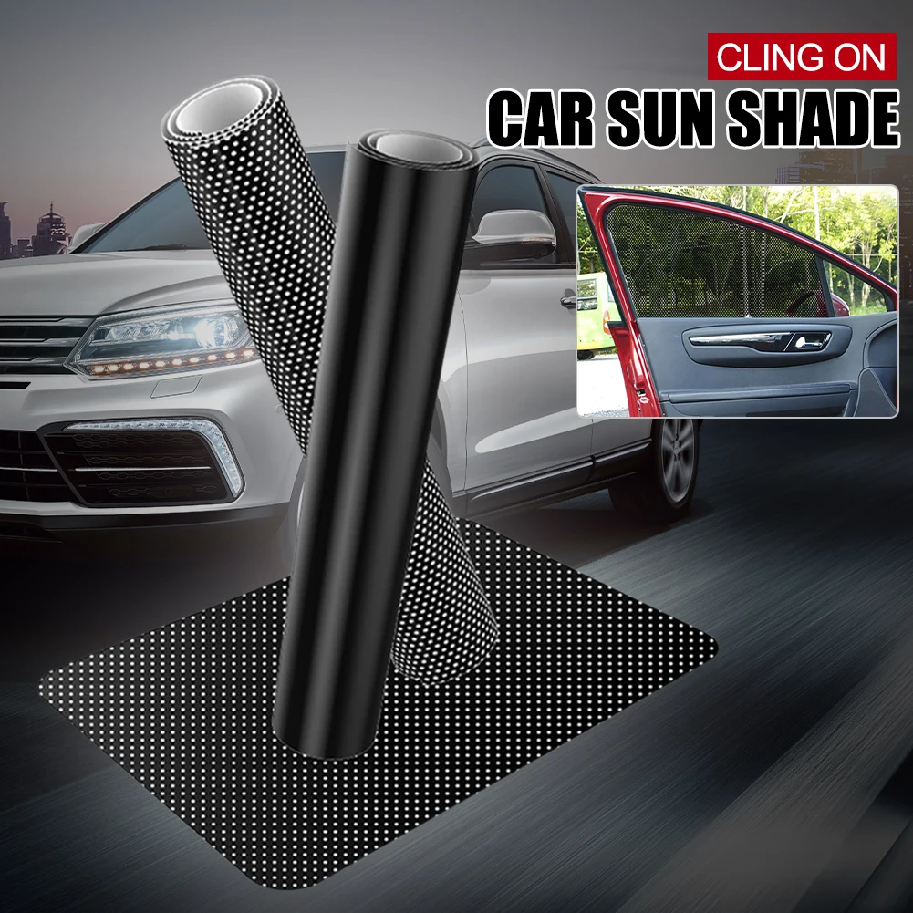 

Car Tint Sun Shade Privacy Protection PVC Window Film Windshield Front Rear Windows Black Solar Film Sun UV Protection
