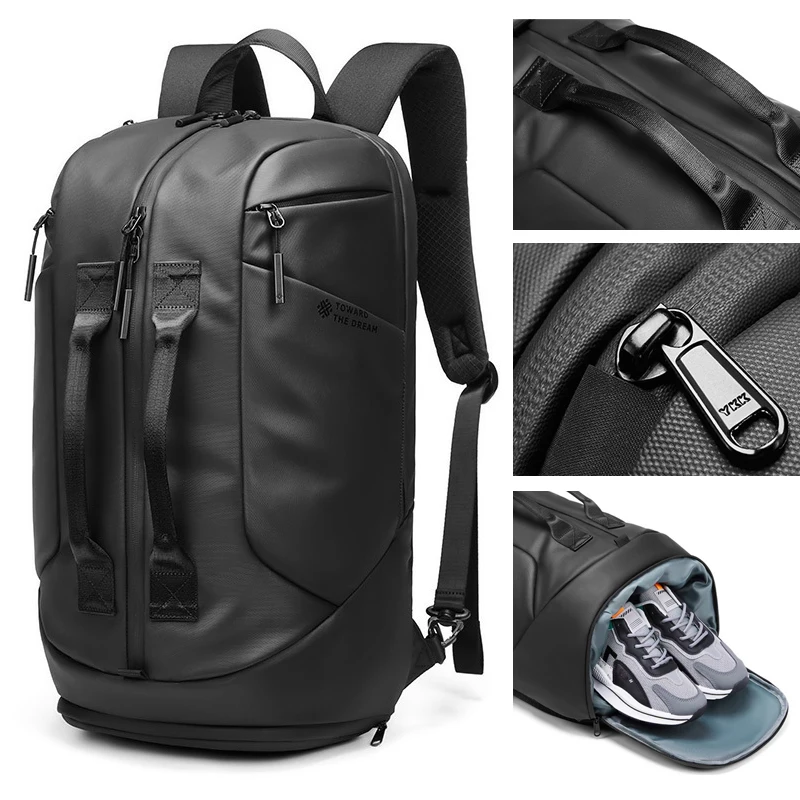 Men's 15.6 Inch Laptop Notebook Business Backpack Multifunction Waterproof Travel School Bag Fashion Pack for Male Female Women