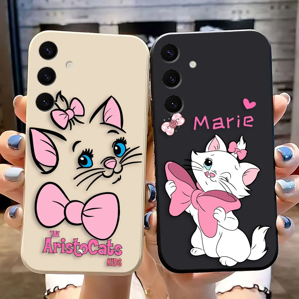 Чехол для телефона Disney Cute Marie Cat Samsung Galaxy M80 M60 M53 M42 M33 M22 M12 M11 M10 M02 F02 A12 A11 A10 A7 A06 A05 A04 S