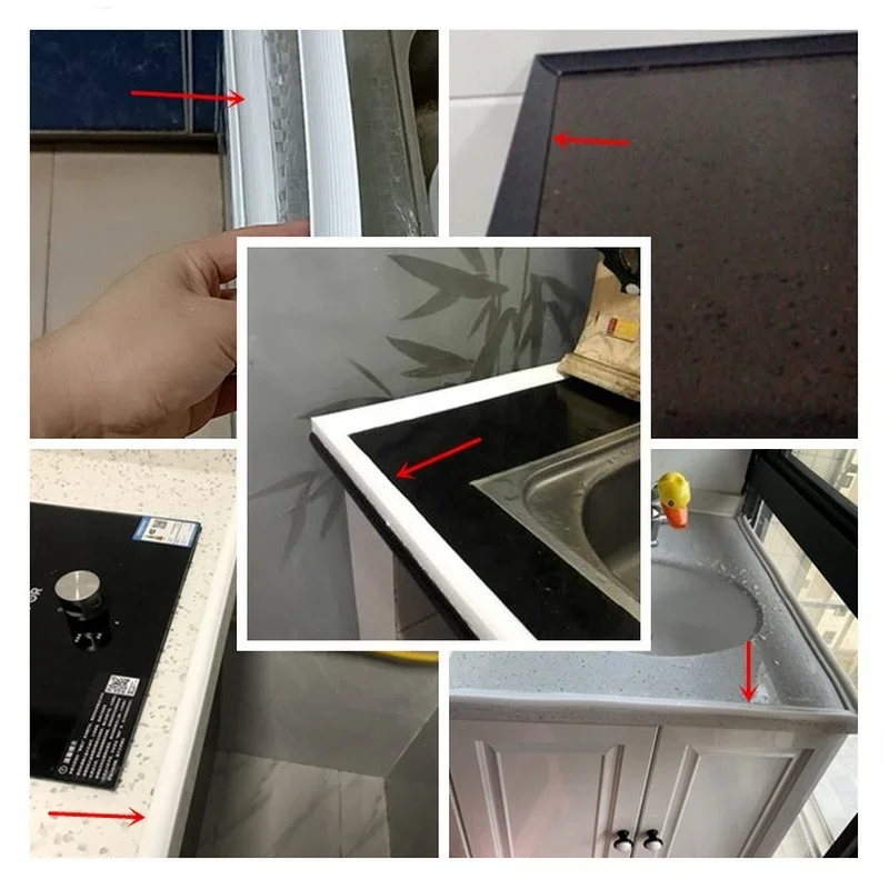 Силиконовый стопор для воды ванной 1-3 м лента блокирующая самоклеящаяся