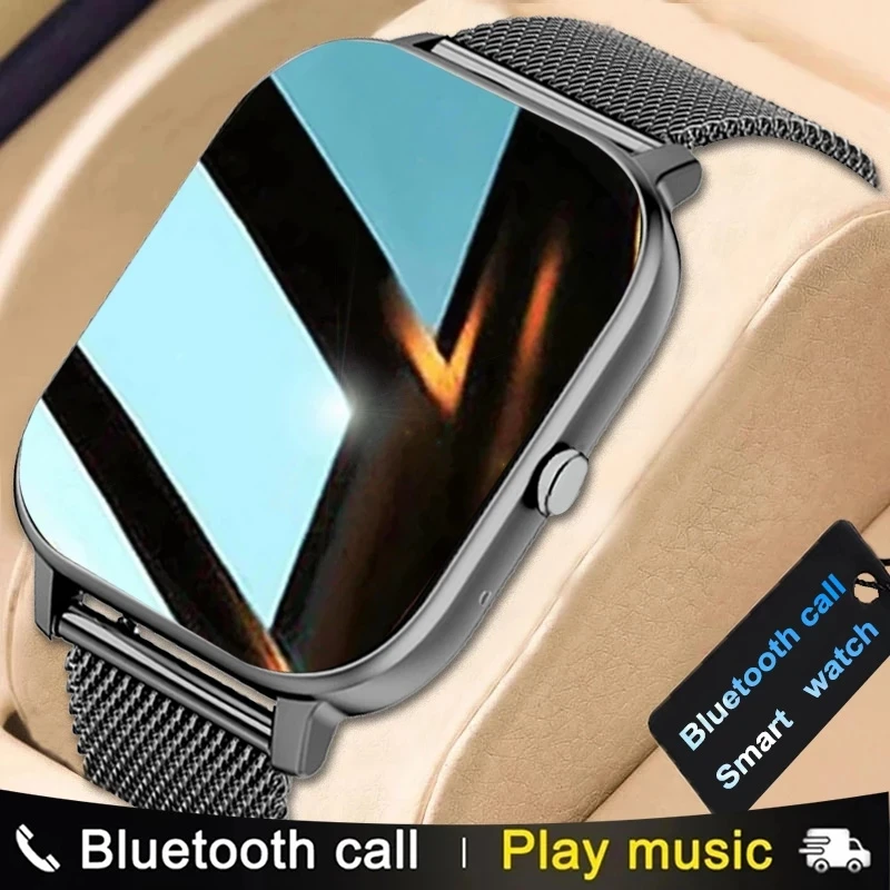 

2022 Fashion Women Smart Watch Men Full Touch Music Control Sports Fitness Tracker Smartwatch Ladies Heart Rate For Android Ios