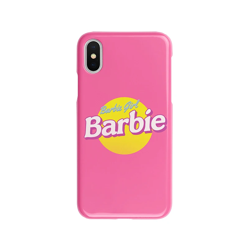 

Barbie Pink Iphone 13Promax Protective Case Kawaii Girls 12/14Pro Mobile Phone Shatterproof Shell Anime Cell Waterproof Holder