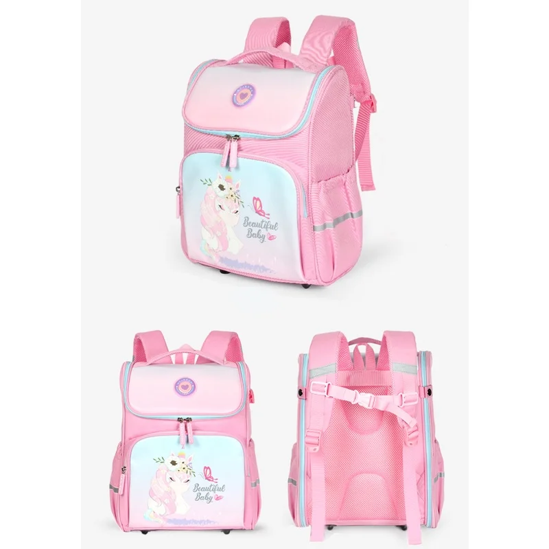 Primary Girls Princess Unicorn Fashion High-capacity Backpacks New Children Boy Cartoon Grade 1-6 Students Schoolbags for Travel