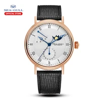 2021 seagull mens watch moon phase watches men waterproof casual automatic mechanical male watch 2021 for 819 11 6092