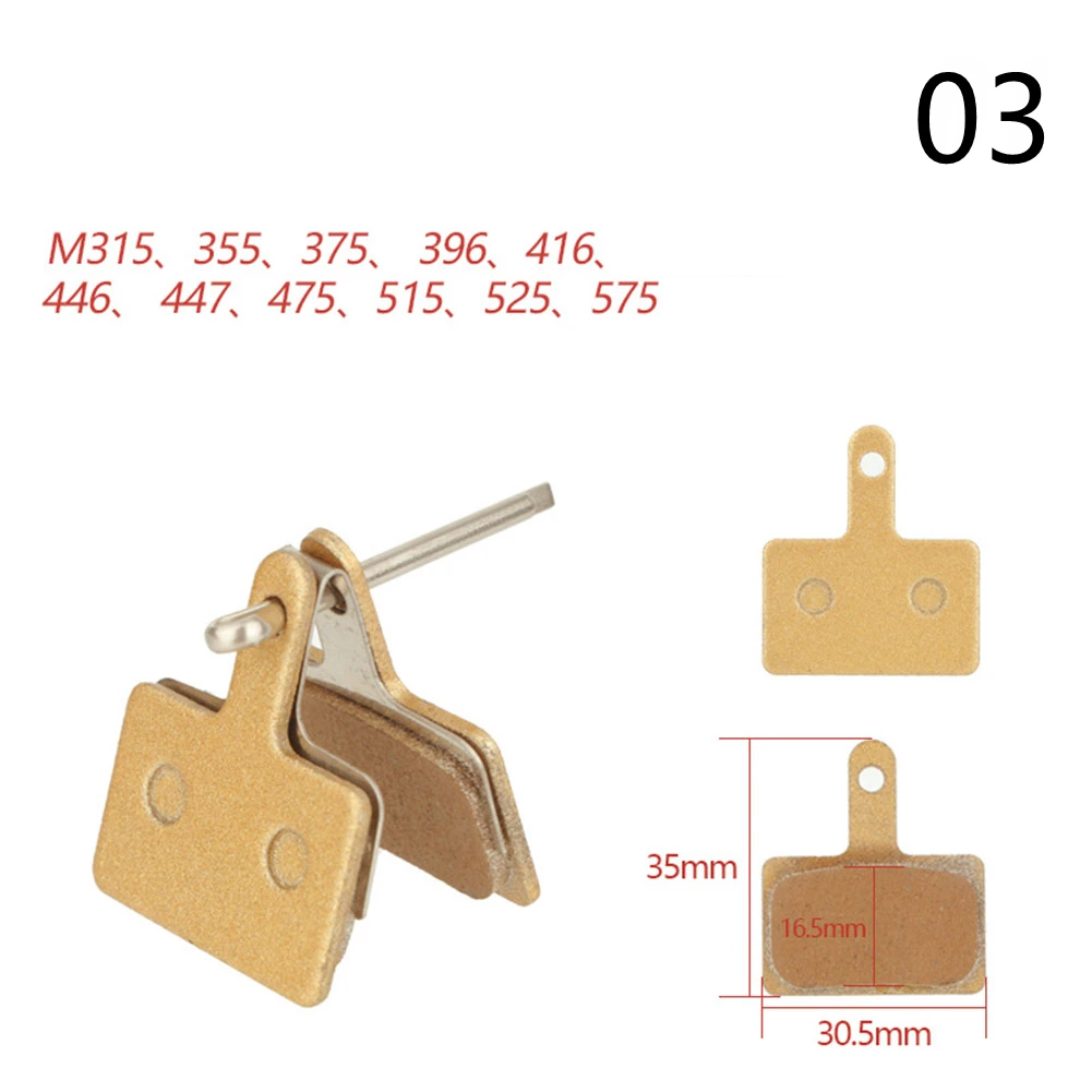 

​Bicycle Metal Disc Brake Pad Mountain Road Bike Brake For SHIMAN0/HOPE/SR AM High Performance Low Noise Perfect Adaptability