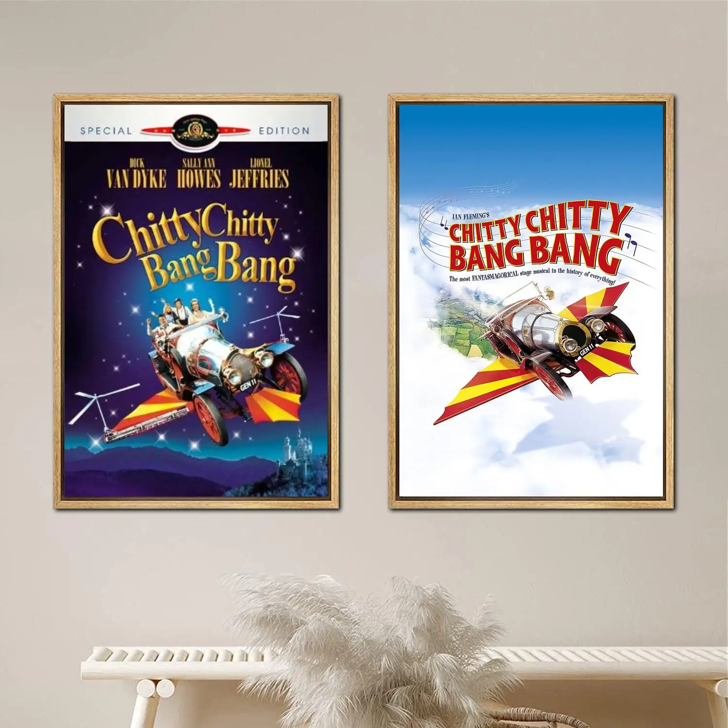 chitty chitty bang bang Poster Painting 24x36 Wall Art Canvas Posters room decor Modern Family bedroom Decoration Art wall decor