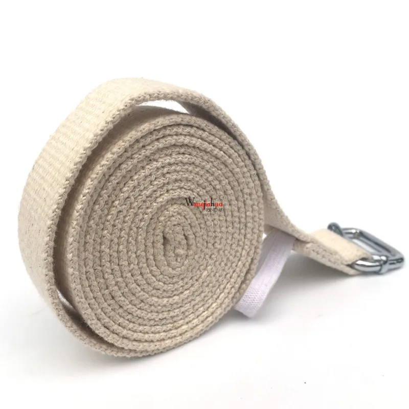

3 Meter Yoga Stretch Belt Adjustable D-Ring Buckle Cotton Exercise Straps for Yoga Resistance band