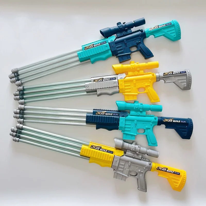 Четырехтрубный пистолет-насос игрушки для детей и взрослых дрейфующий пистолет