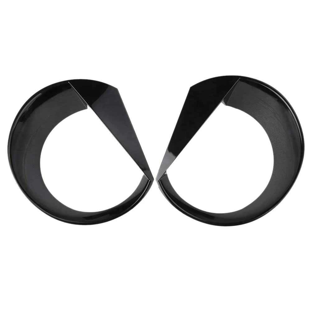 Накладка на переднюю фару Angry Eyes для Jeep Renegade 2015 2016 2017 2018 (черная)