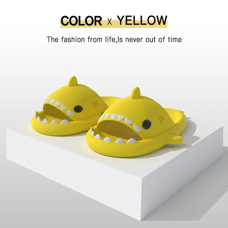 

Children Adult Slippers Cute Shark-shaped Home Non-slip Boys Kids Slippers Toddler Girls Shoes Man Women Slippers