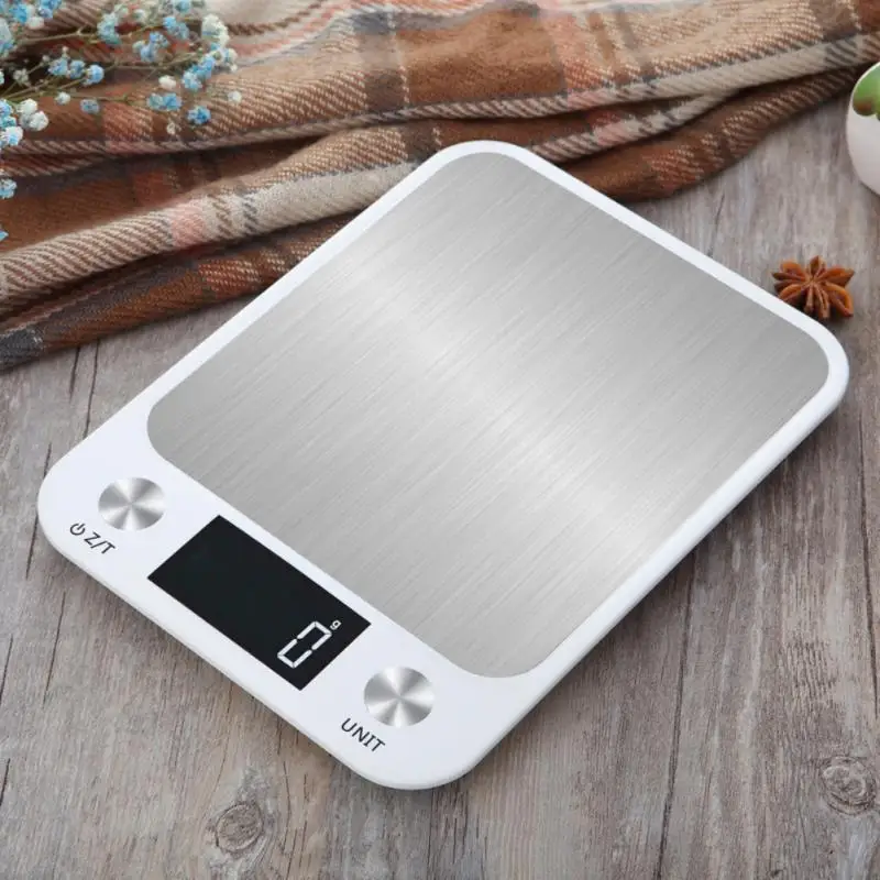 

Digital Kitchen Scale LCD Display 1g/0.1oz Precise Stainless Steel Food Scale For Cooking Baking Weighing Electronic Scales