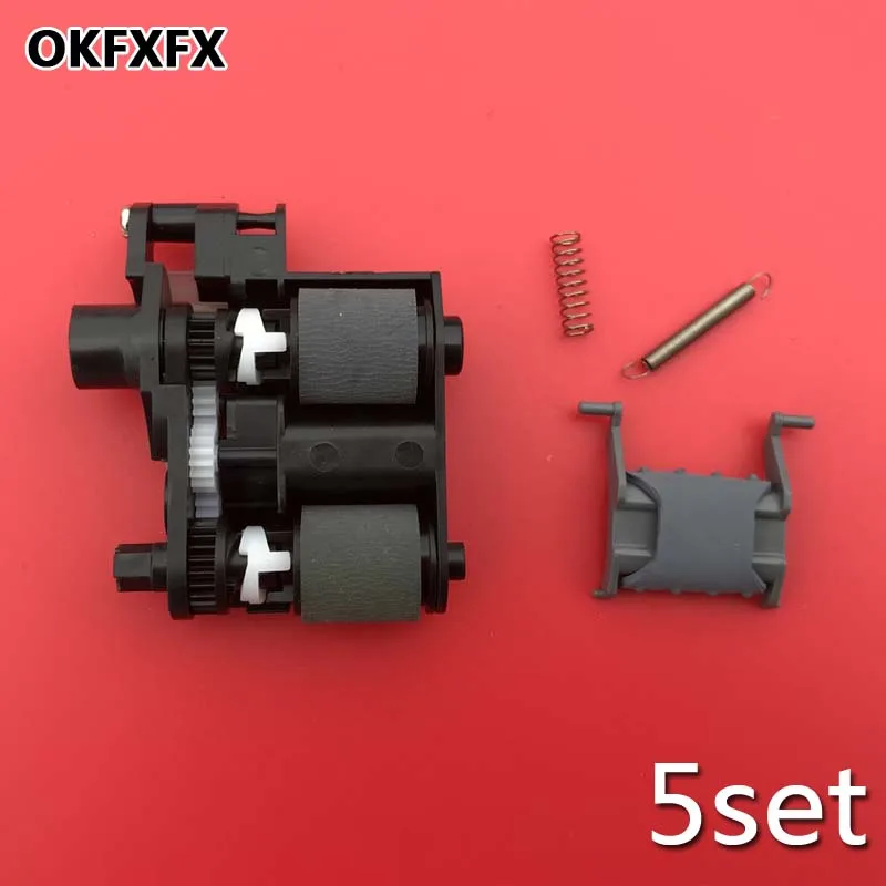 

5X CE538-60137 ADF PICKUP ROLLER Separation Pad for HP CM1415 CM1415fnw M1536 CP1525 P1566 P1606 PRO 100 200 M175 M276 PICK ARM