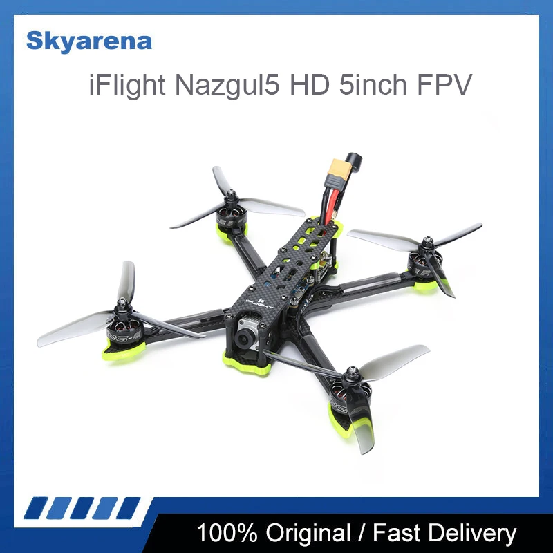 

iFlight Nazgul5 HD 6S 5inch Drone BNF with Caddx Polar Vista Digital HD System/BLITZ F7 45A stack/ XING-E Pro 2207 motor for FPV