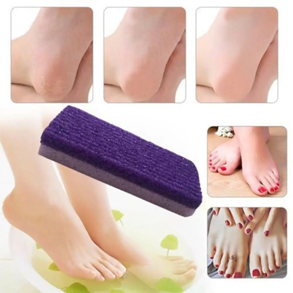 

Reusable Purple Color Unisex Skin Natural Pumice Stone Foot Scrubber Stone for Dorm