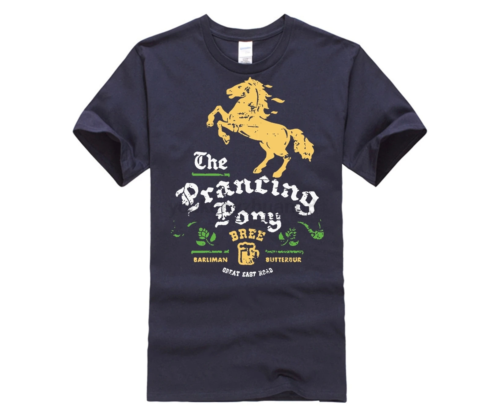 ГОРЯЧИЕ предложения забавные футболки The Prancing Tolkien Fellowship Frodo Baggins мужская модная