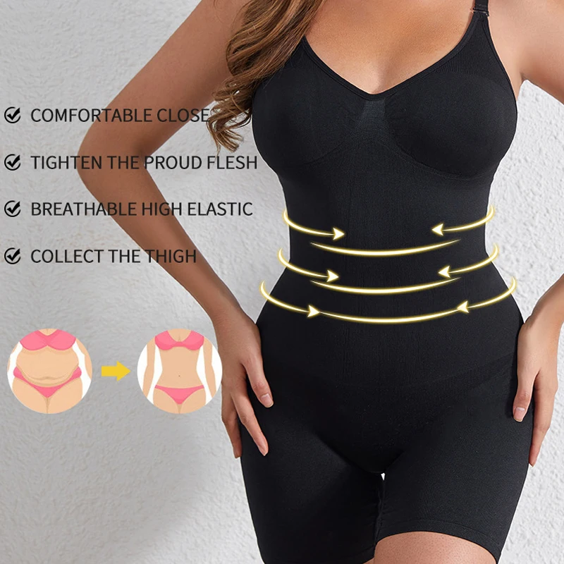 Seamless Shapewear Women Bodysuit Butt Lifter Waist Trainer Body Shaper Sexy Push Up Corset Underwear Elastic Bodyshapers