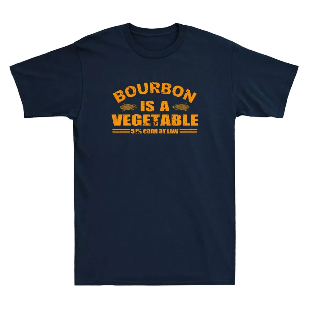 Bourbon is a Vegetable Whiskey Drinking Funny Corn Vintage Unisex T-Shirt S-5XL