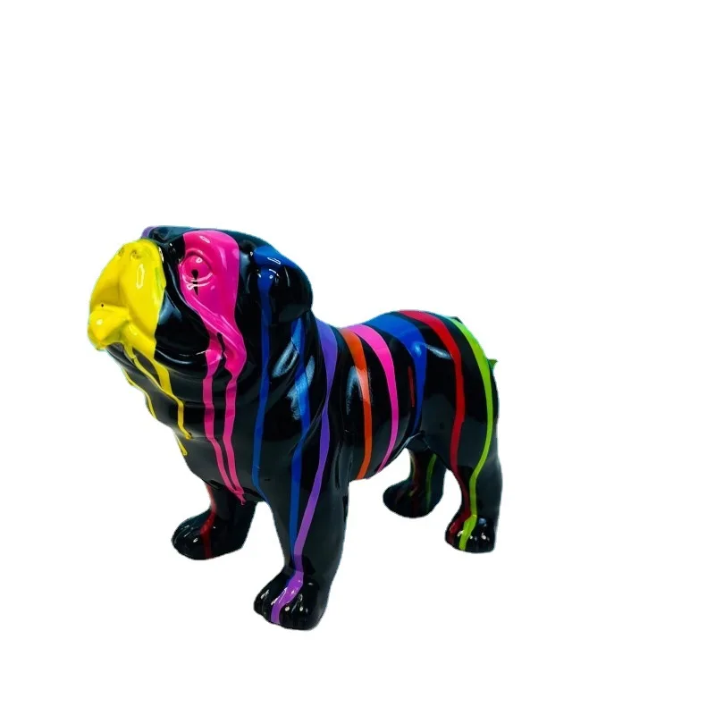 Креативная скульптура французского языка с изображением собаки украшение из