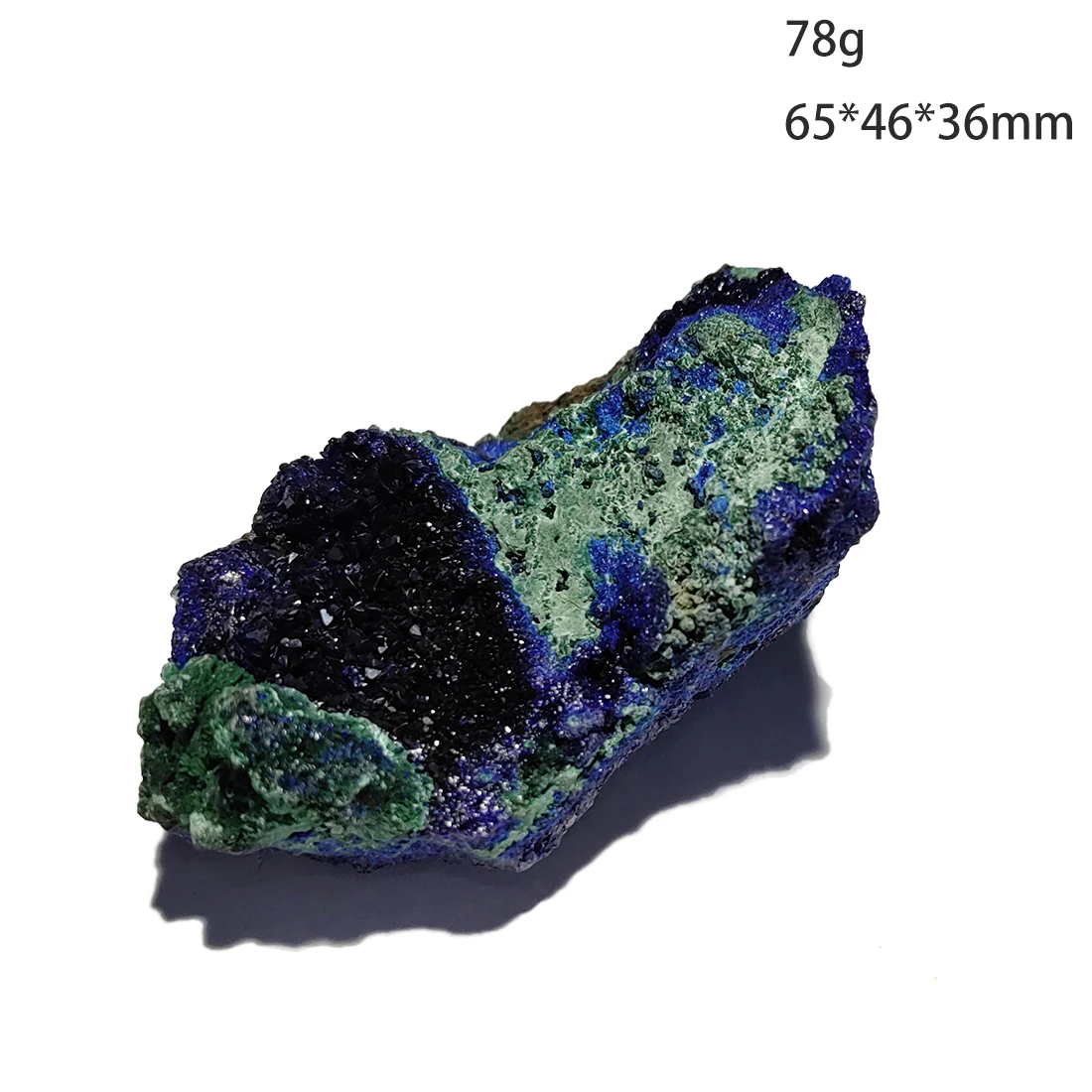

C2-4G 100% Natural Stone Azurite Cluster Malachite Mineral Crystal Specimen Home Decoration from Anhui Province China