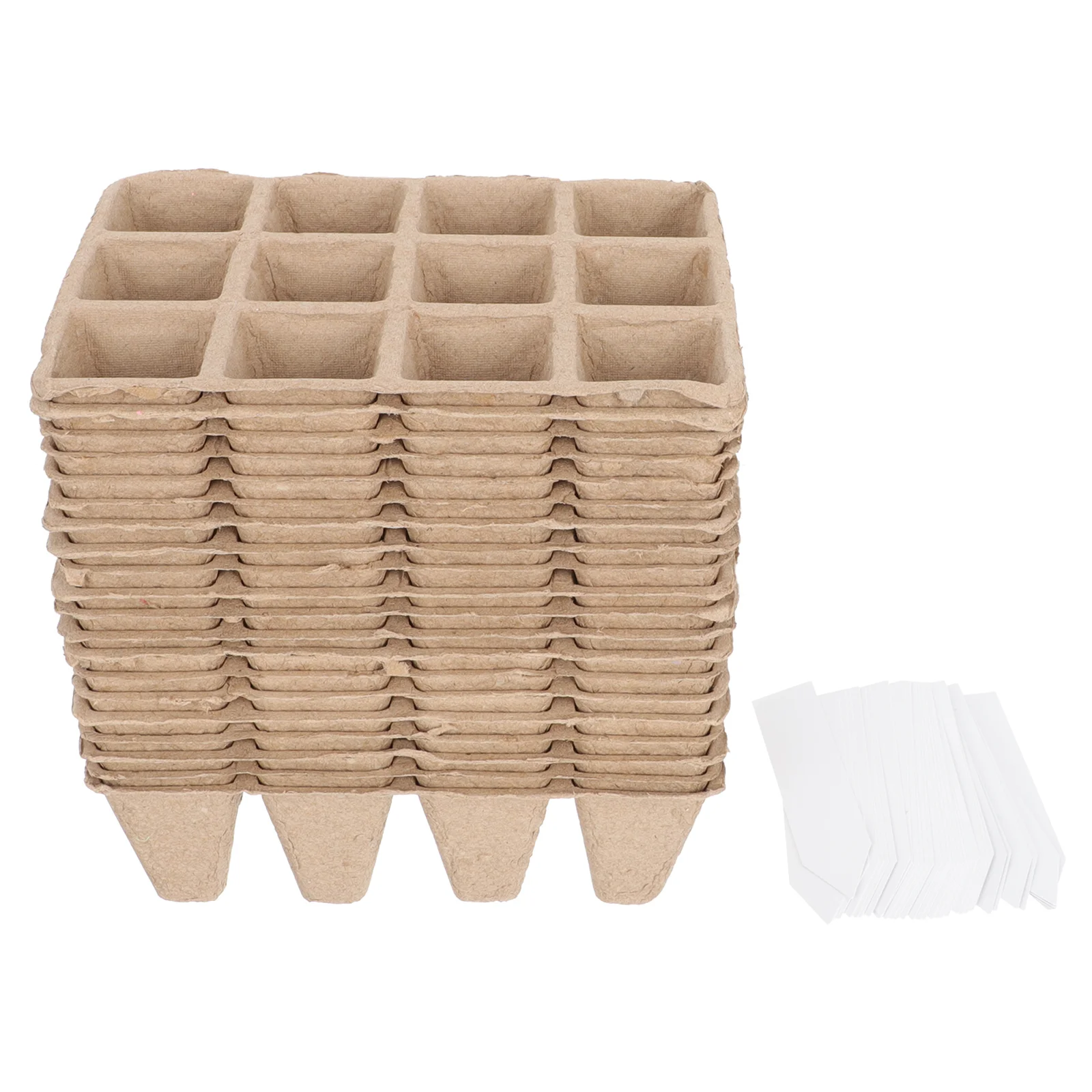 

1 Set Nursery Planter Multi-cells Sprouting Paper Cups Paper Planting Pots