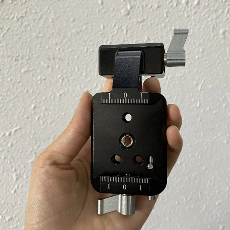 Монтажная пластина зажима для рейки холодный башмак 1/4 3/8 вертикальный адаптер DJI