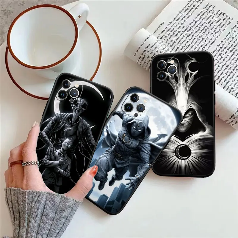 Новый высококачественный чехол YK33 Moon Knight для сотовых телефонов iPhone 15 14 13 12 11 Pro Max
