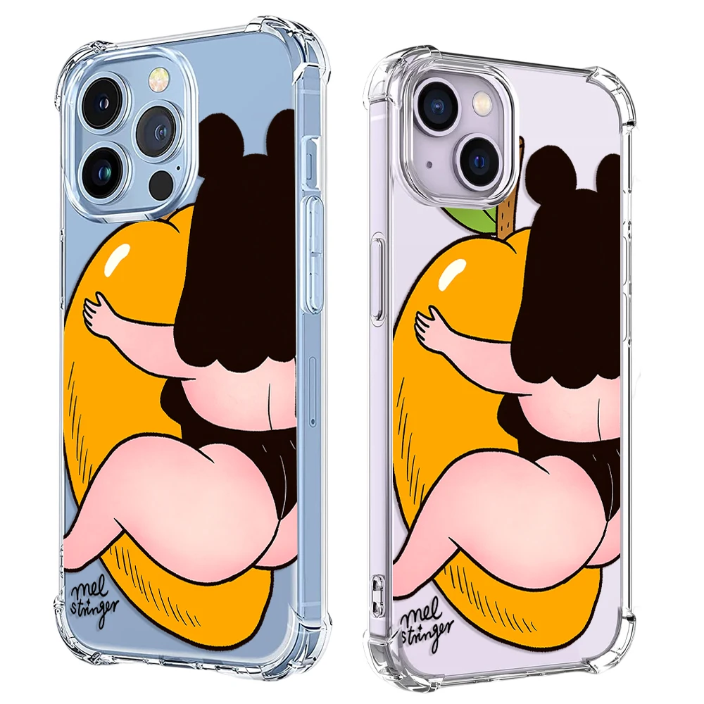 Чехол для телефона с рисунком манго для iPhone 15 14 13 12 11 Pro X XS XR Max 7 8 Plus SE 2 3