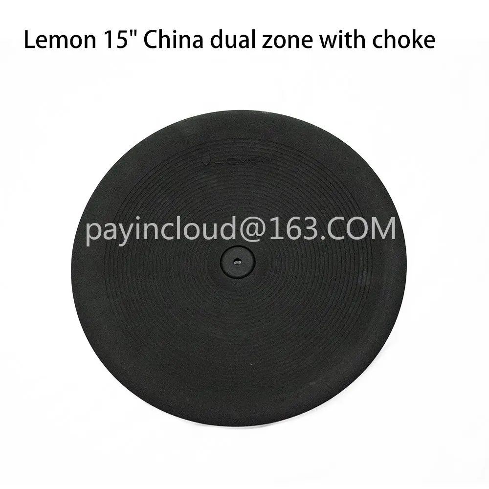 

Lemon 15" China cymbal electronic drum cymbal dual zone with choke
