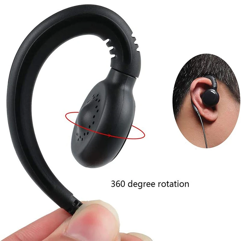 Walkie Talkie Earpieces Two Way Radio Headset with Mic Compatible with Motorola GP300 GP308 CP200 CP200D CLS1110 CLS1410 CLS1450
