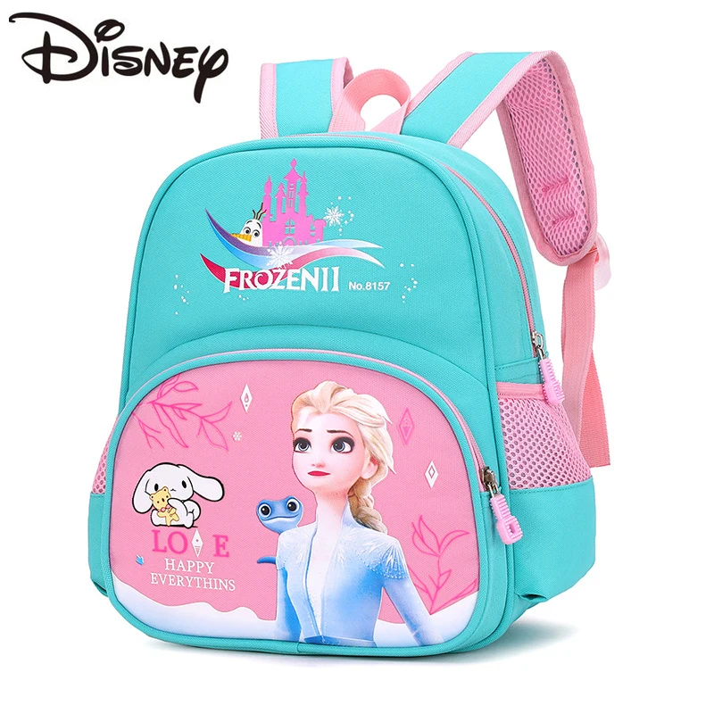 

Disney New Cartoon Princess Frozen Children's Schoolbag Kindergarten Boys and Girls Cute Baby Schoolbag Shell Spiderman Backpack