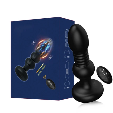 Анальная пробка с 10 частотами вибрации беспроводной пульт дистанционного управления точка G Мужской Вибратор для массажа простаты товары для взрослых секс-игрушки для женщин