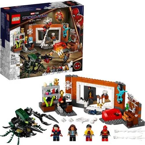 Оригинальный LEGO®Мастерская по производству Marvel Человек-паук 76185 для детей 4
