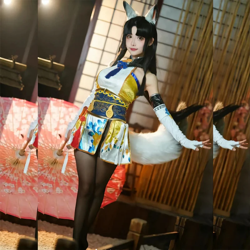 

Naraka Bladepoint Kurumi Cosplay Costume Game Character Outfit Women Dress Halloween Party Clothing