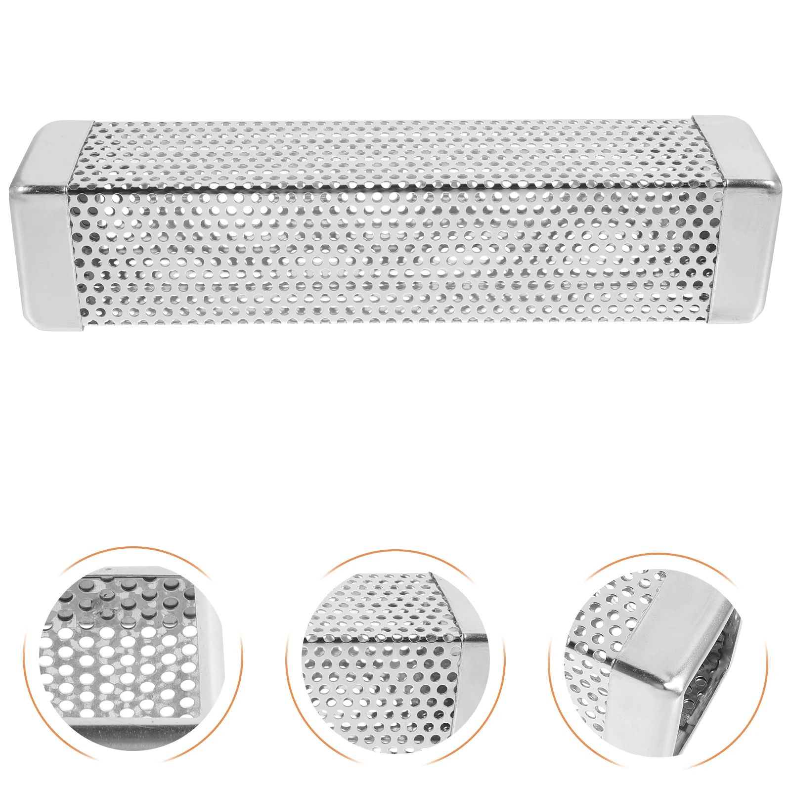 

Stainless Steel Smoker Box Fish Meat Stainless Steel Smoker Box for Gas Grill Charcoal Grill