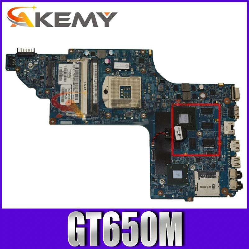 

AKemy Laptop motherboard For HP Pavilion DV6-7000 Mainboard 682174-501 682174-601 11253-2 HM75 N13P-GT-A2 DDR3 tested